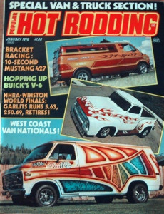 POPULAR HOT RODDING 1976 JAN - K. BELLE'S BUICK V-6, 427 PONY
